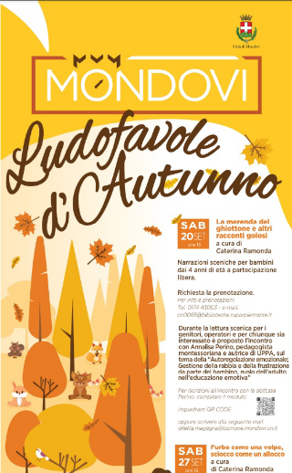 Mondovì - Tornano le “Ludofavole d’autunno” al Polo delle Orfane